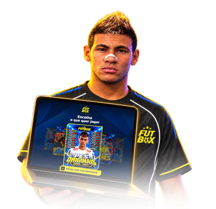 Tela da FUTBOX para escolher o que jogar